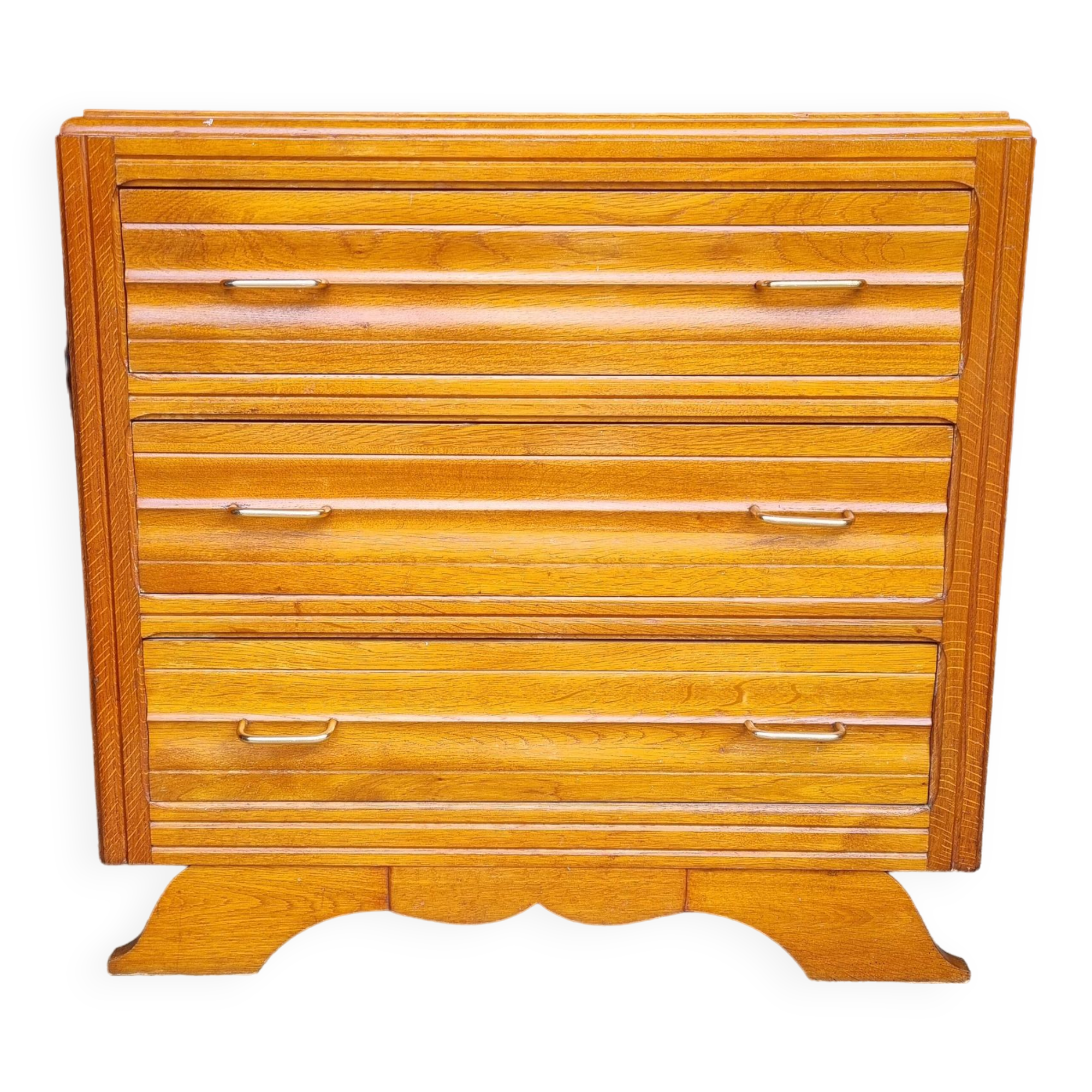 Compact art deco chest of drawers