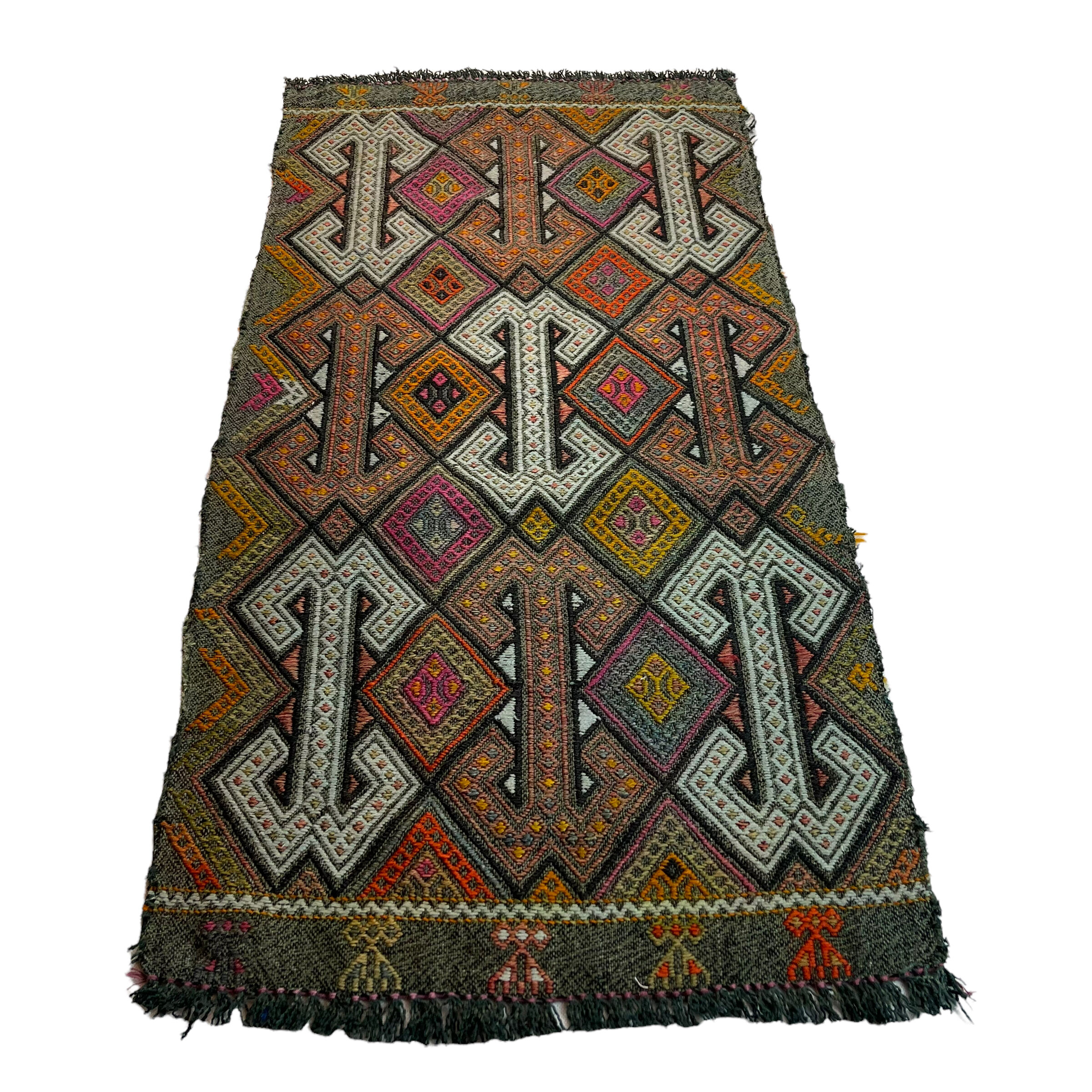 Vintage Turkish Kilim, 100 X 50 cm