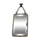 Small beveled barber mirror
