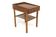 Table de chevet en teck et en chêne, Suède, 1960