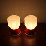 Pair of small table lamps, 1980