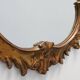 Florentine Style Giltwood Mirror with Acanthus Crest, Italy, 20th Century