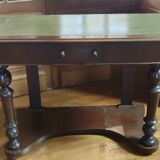 Console/bureau/dessous cuir/19 ème siècle