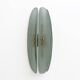 Pair of Mid-century Modern Aqua Green Murano Glass Sconc