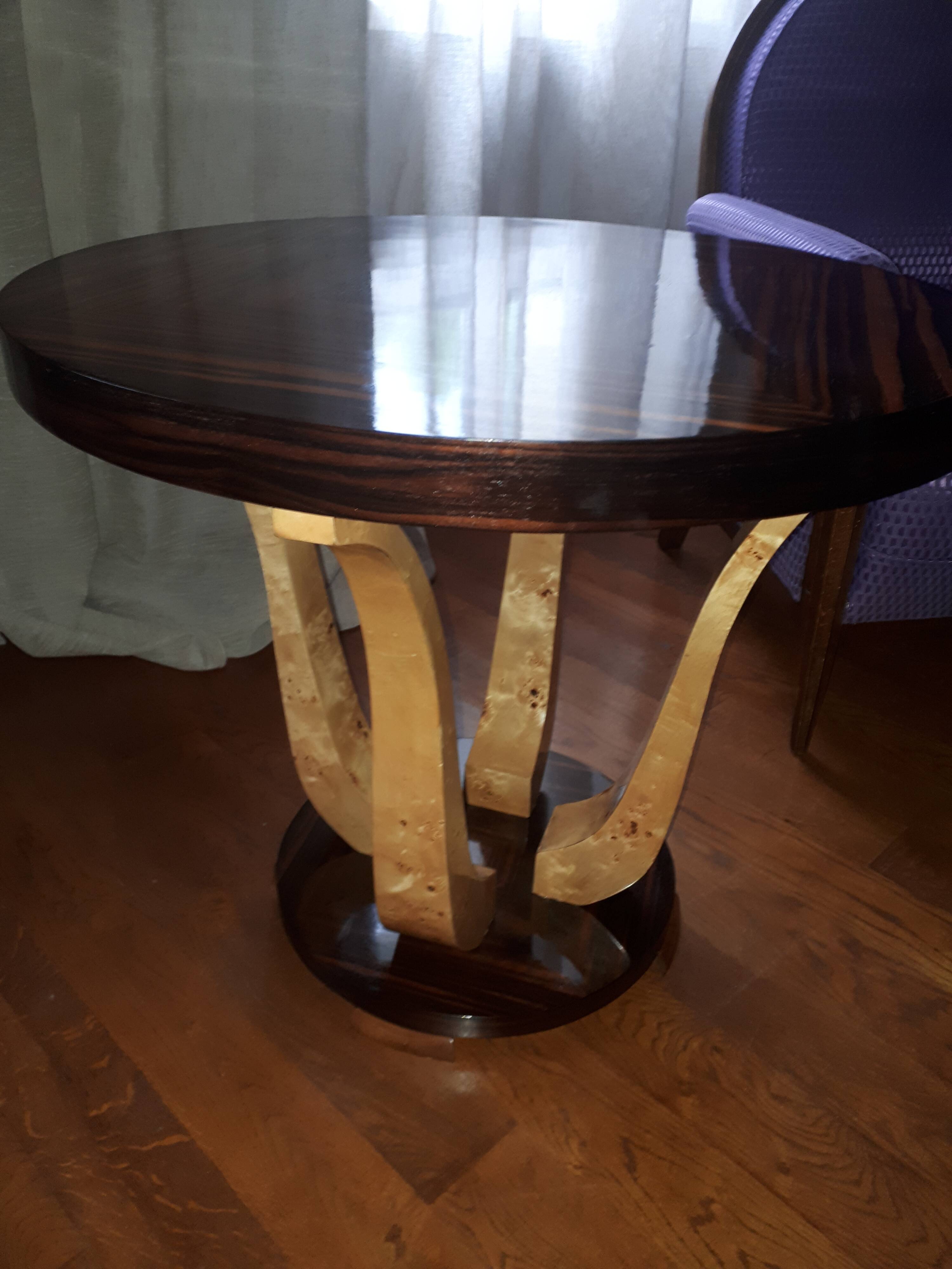Art Deco pedestal table