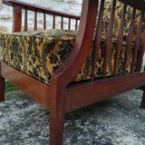 Fauteuil Morris repose pieds rétractable