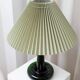 Emerald Green Glass Table Lamp Fleur by Michael Bang for Holmegaard, Danish Mid-Century 1960s