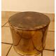 Pot de fleurs vintage en laiton faux bambou Maison Bagues