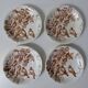dinette Terre de fer bird plates exclusive to LE BUCHERON