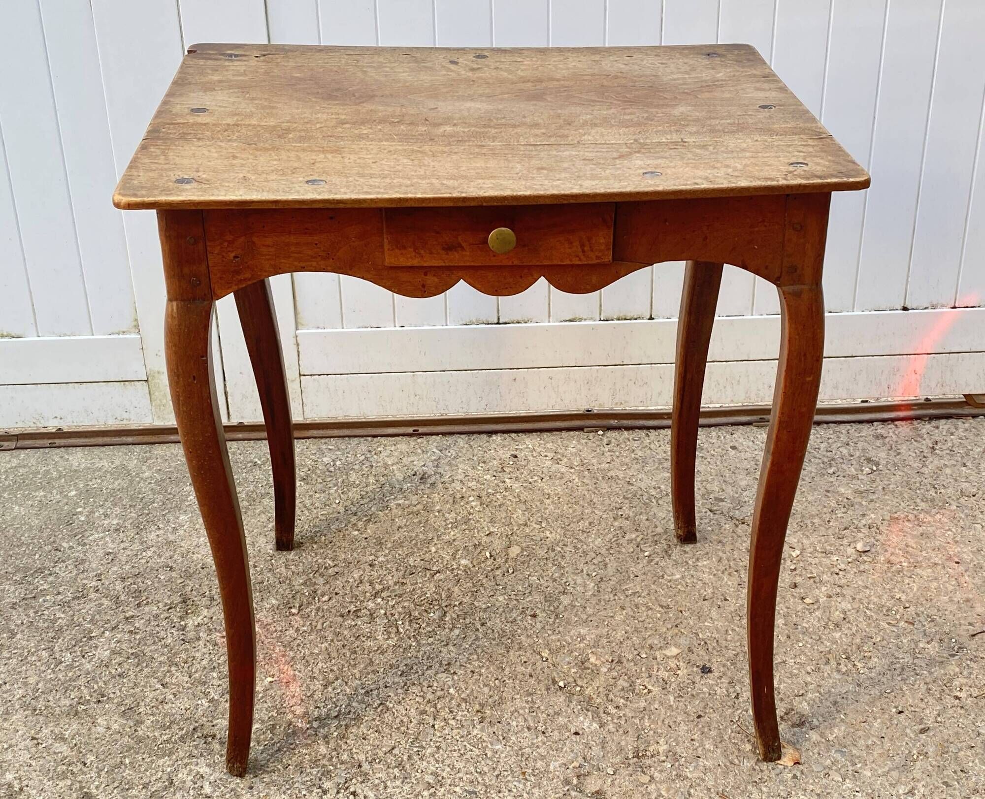 Oak desk with 1 drawer 65x52cm