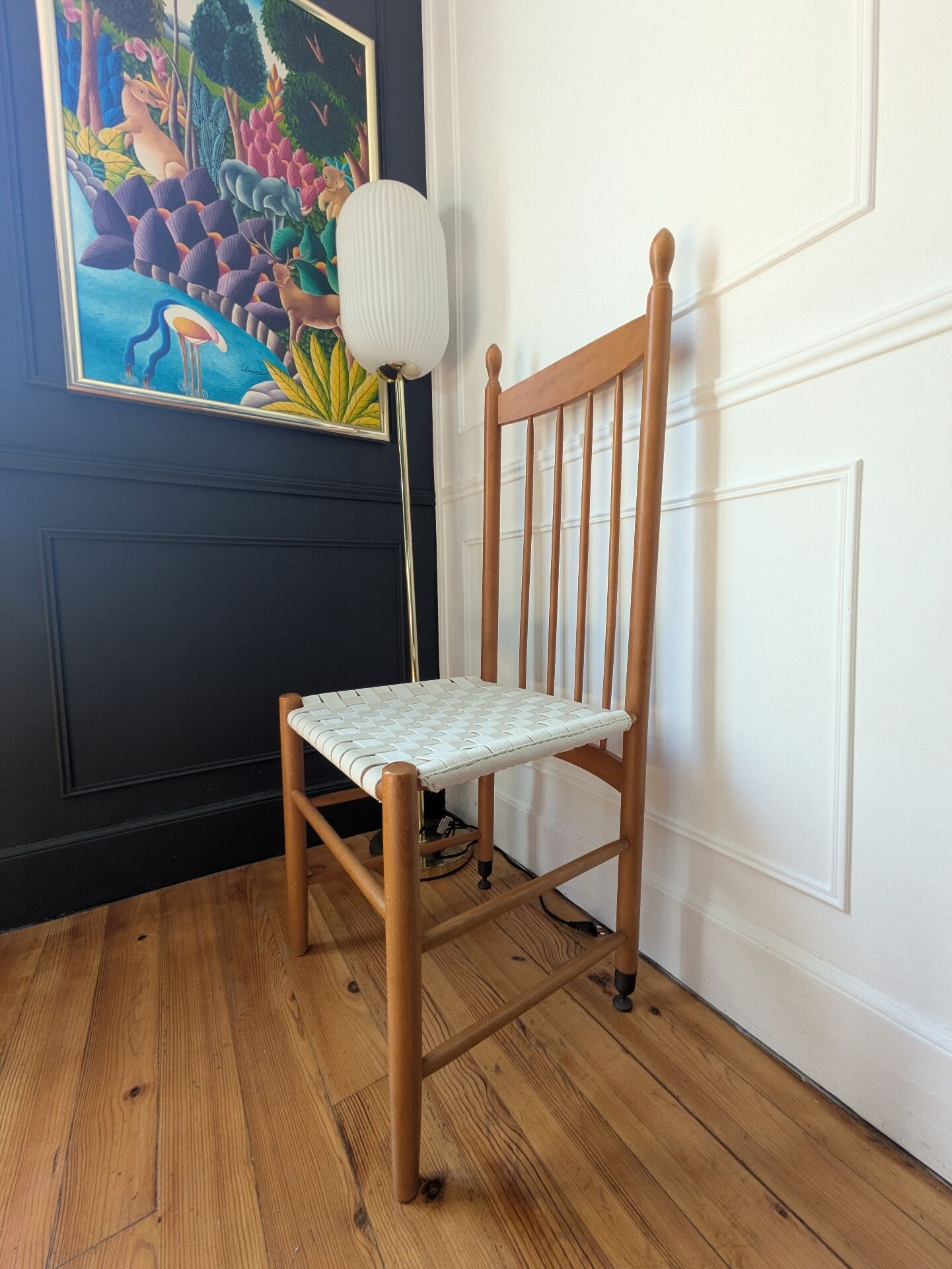 Rare ensemble de six chaises modele"Racine" de Roche Bobois.