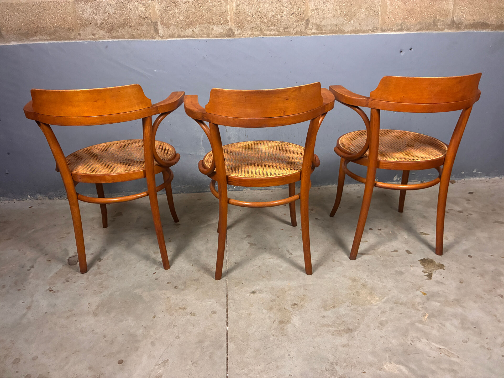 Chaises Thonet 233 Cosmos en cannage Ligna