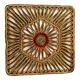 Multicolored woven straw trivia 70s