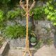 Porte manteau perroquet en rotin 70’