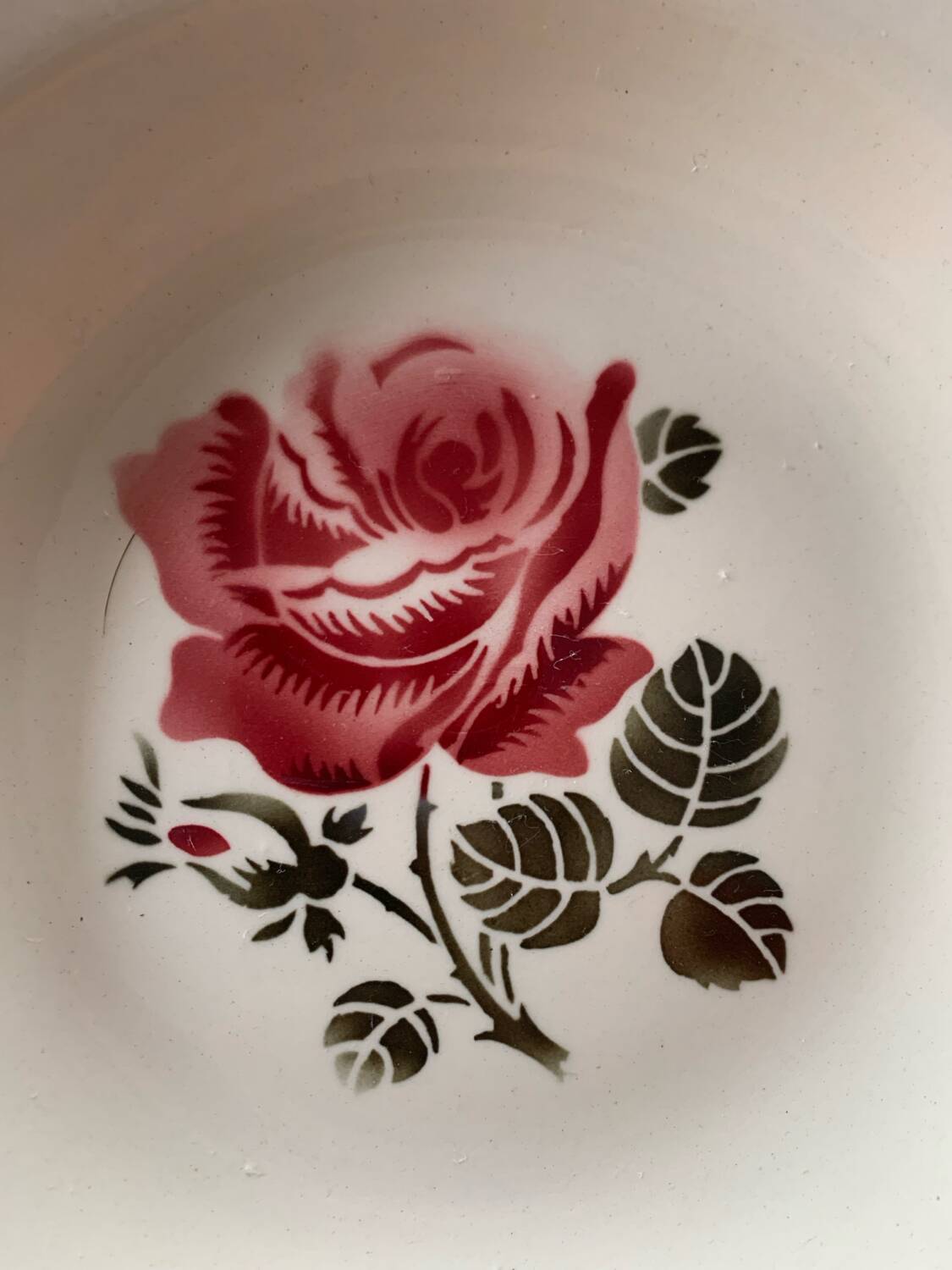Badonviller vintage soup plates
