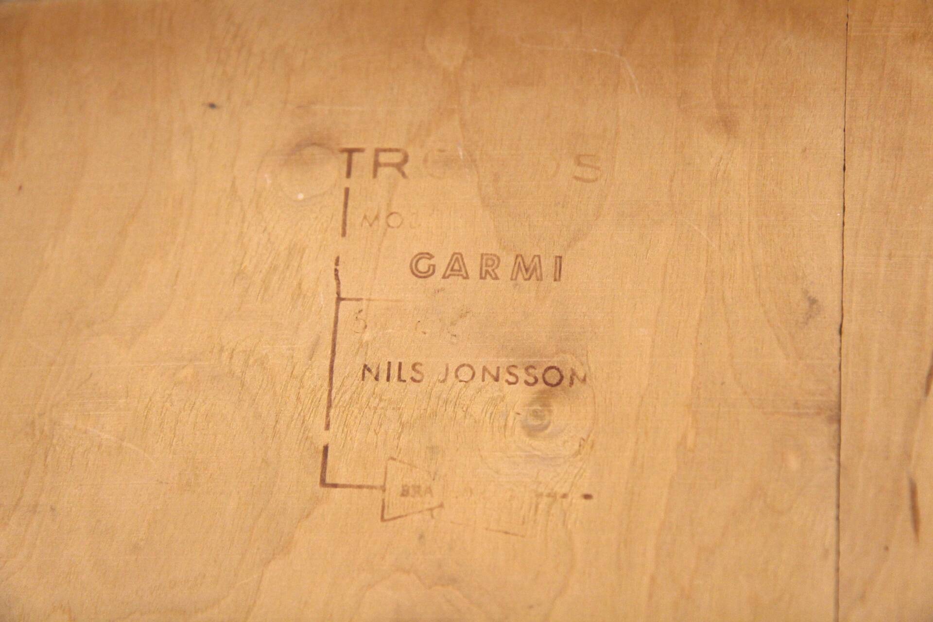 Set of 6 teak chairs "Garmi", Nils Jonsson, Troeds, Sweden, 1960