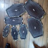 Plateaux gigognes bois