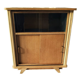 Bar cabinet with rotating façade