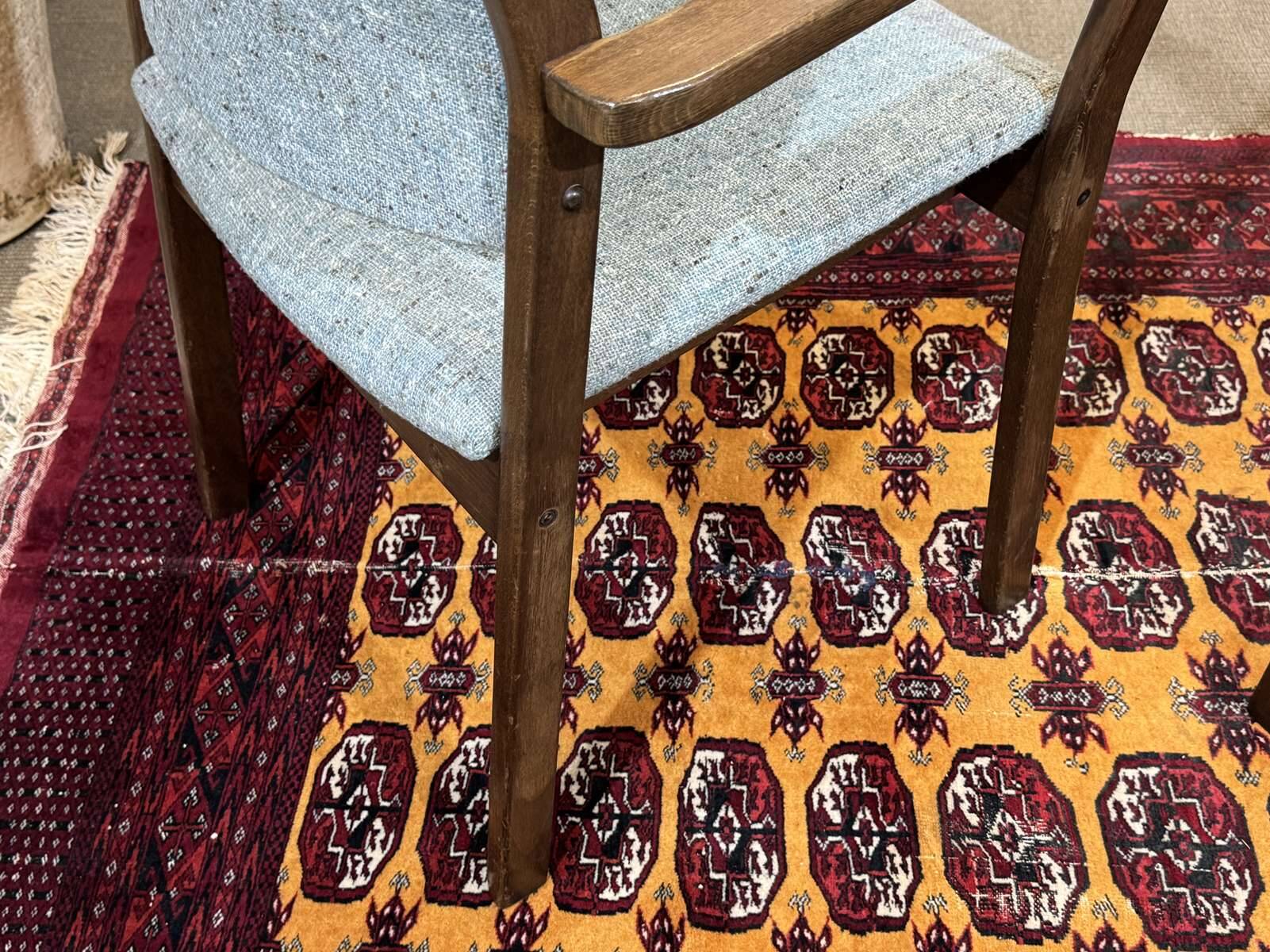 Pair of English teak armchairs from the 1970s.