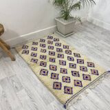 Handcrafted moroccan berber carpet 122 x 80 cm