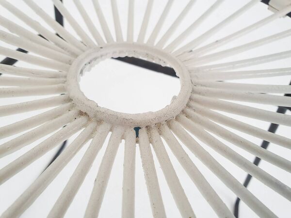 Chaises en fil de fer D. Dekker pour Tomado, Pays-Bas, années 1950