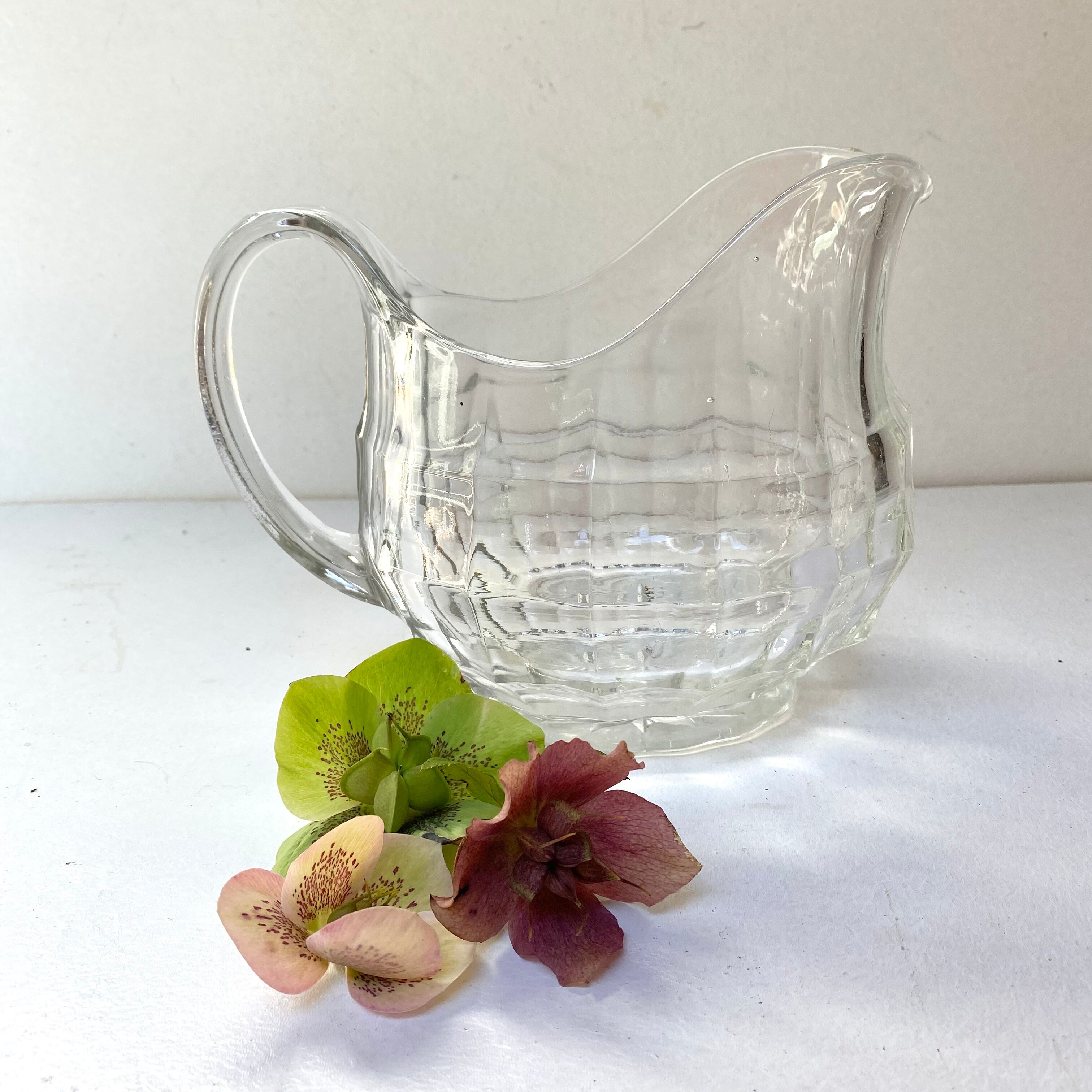 Vintage glass pitcher