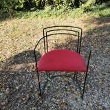 6 chairs from the 80s, metal structure
