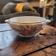 French floral porcelain salad bowl – 1940s–50s