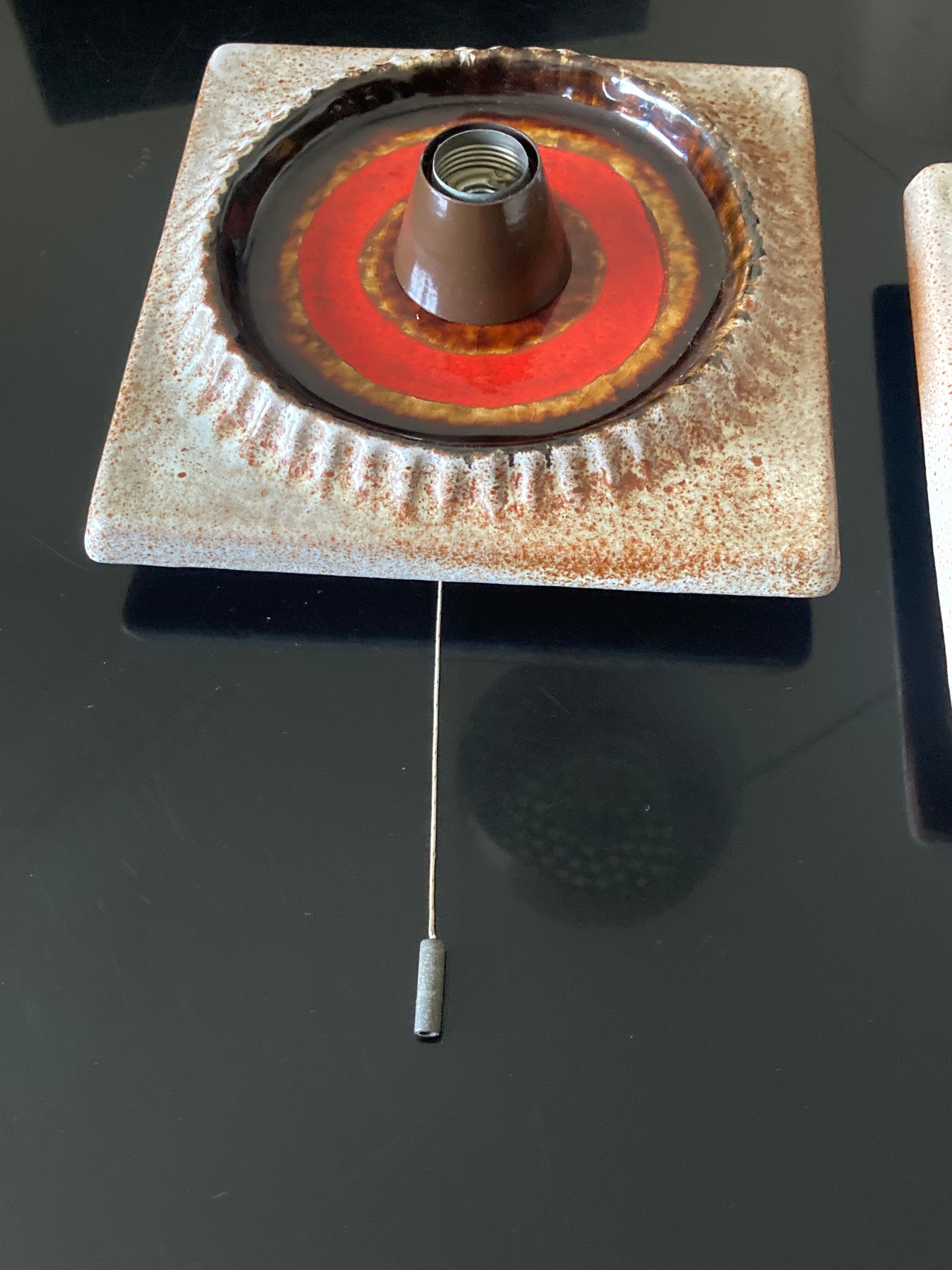 Vintage Fat Lava wall lamps