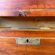 Antique Italian walnut chest of drawers dating to the late 19th centur