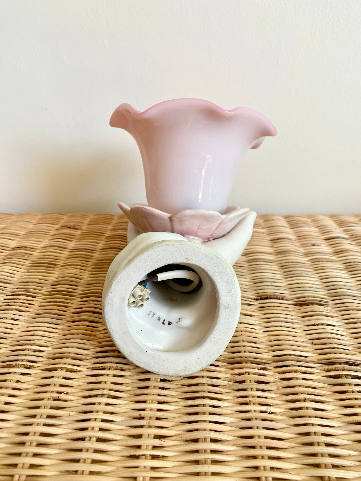 Italian ceramic wall light