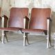 Banquette strapontin cinéma art déco 1930