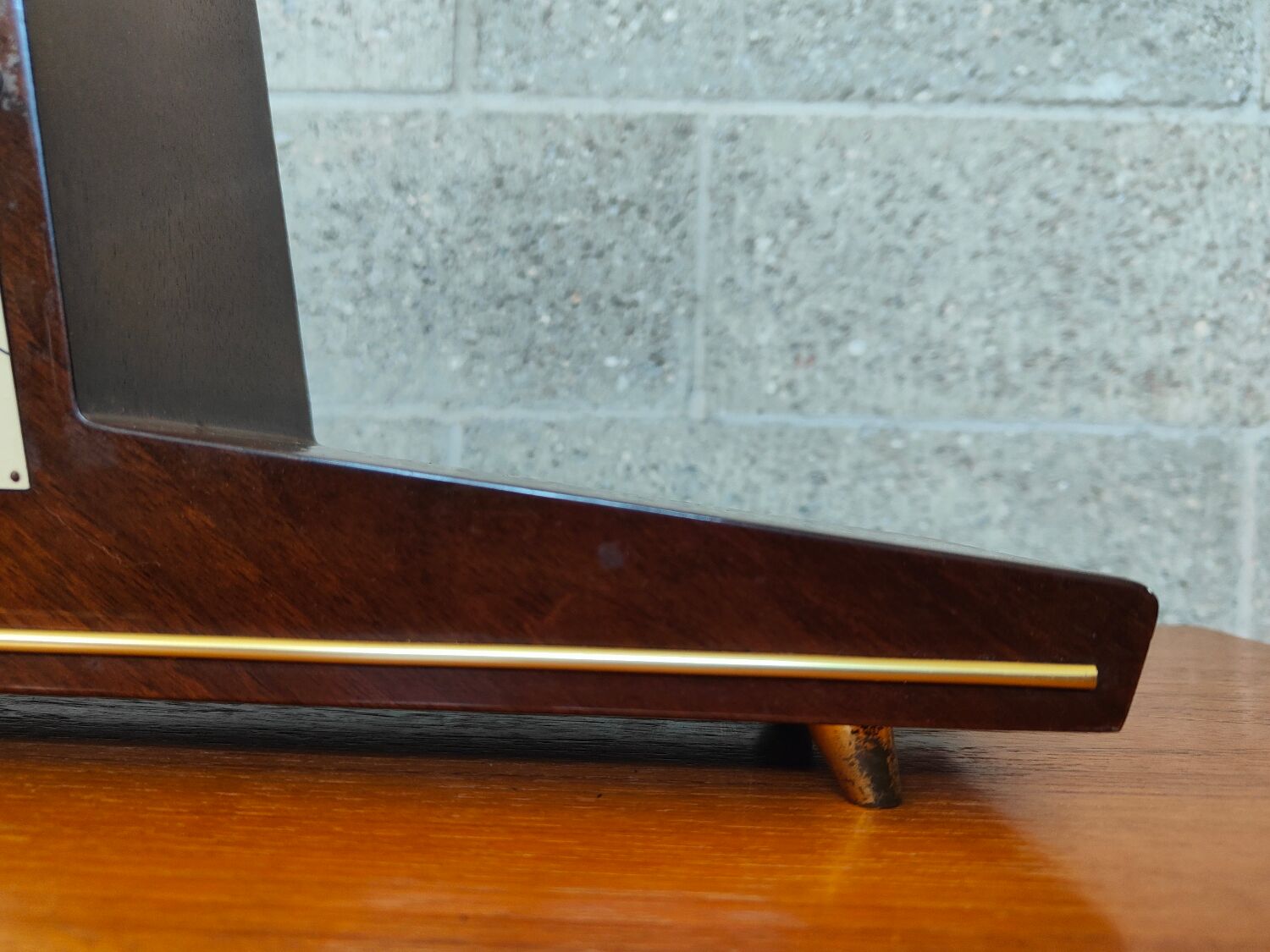 Zentra chimney clock year 50 teak