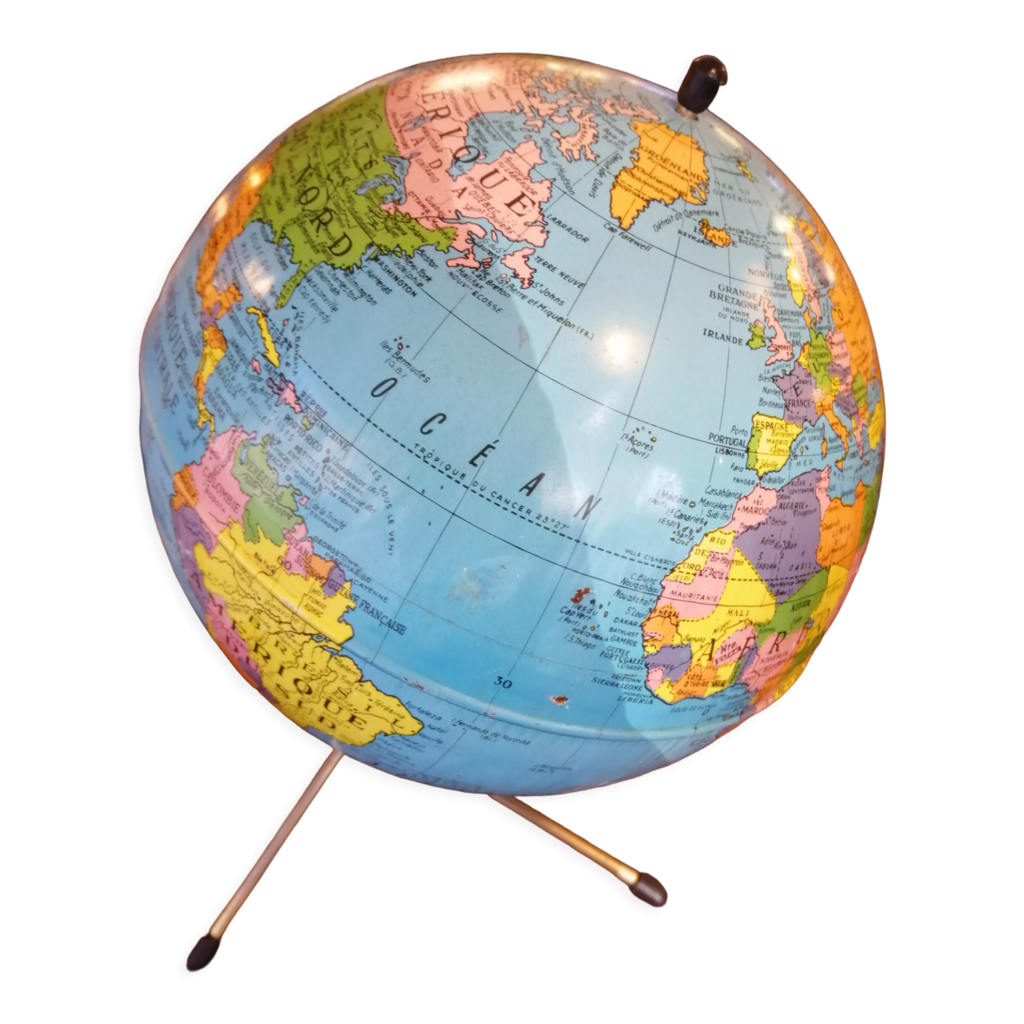 Taride World Map 60s