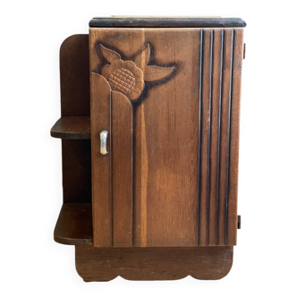 50s art deco bedside table