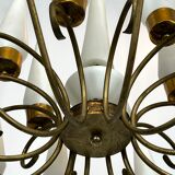 Arredoluce Monza 18 lights chandelier from 50s