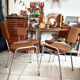 Lot de 4 chaises chromées vintage