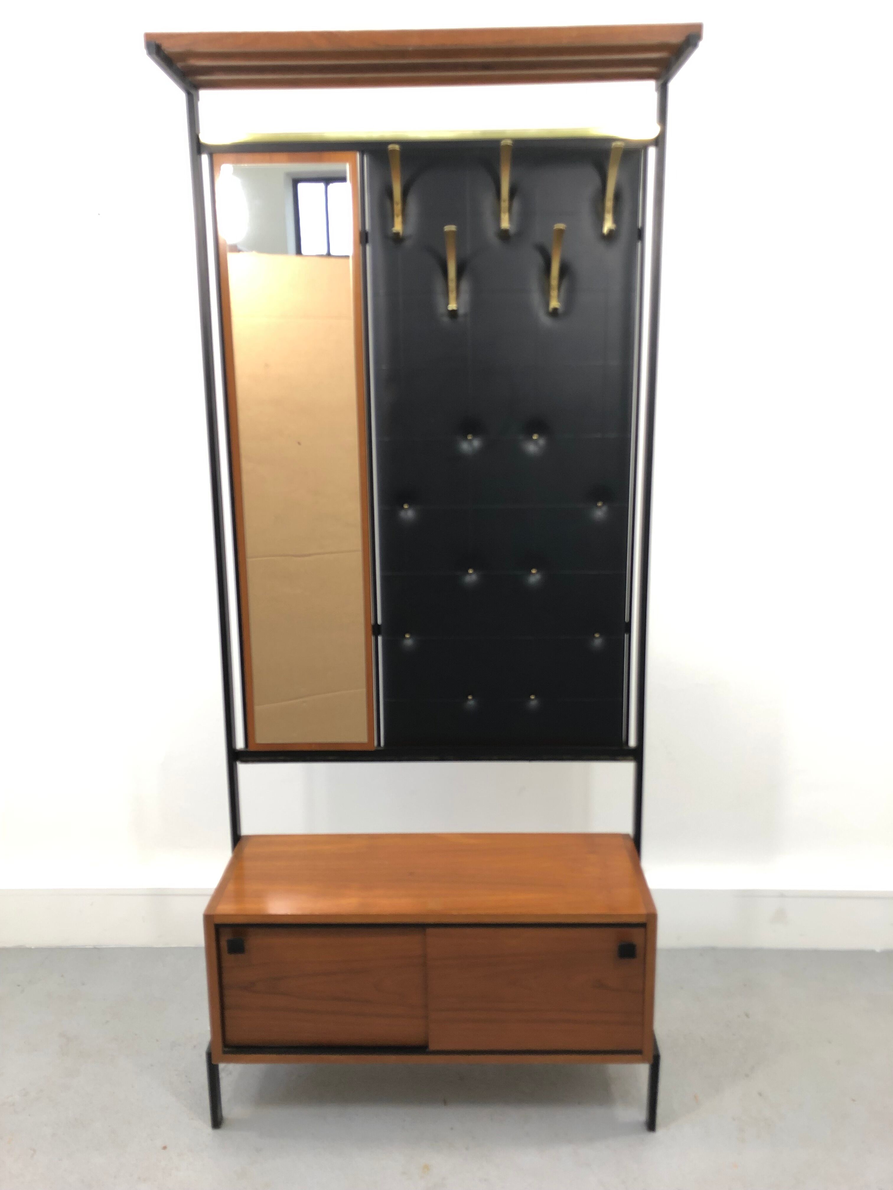 Vintage wardrobe,mirror, 1970 s