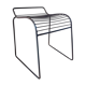 Black wire stool