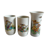Set of 3 vases studio line rosenthal