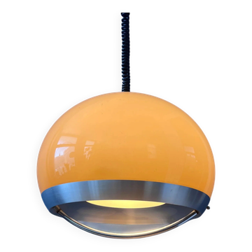 Vintage Dijkstra Space Age mushroom pendant lamp, mid-century modern ceiling light
