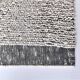 9x10 White Black %100 Wool Turkish Vintage Rug 277x296Cm
