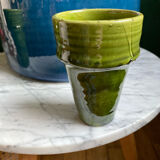 2 gobelet vert claire Tamegroute