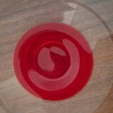 70s blown glass fruit dish