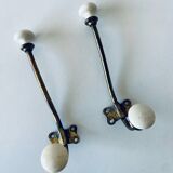 Pair of old coat hooks
