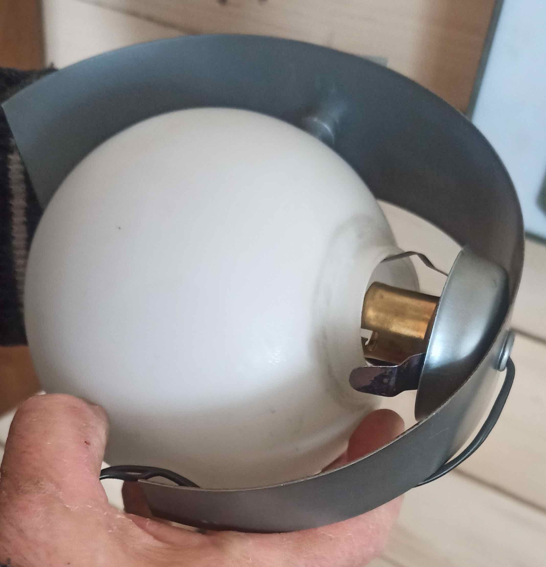 Pair of 70s space age wall lights