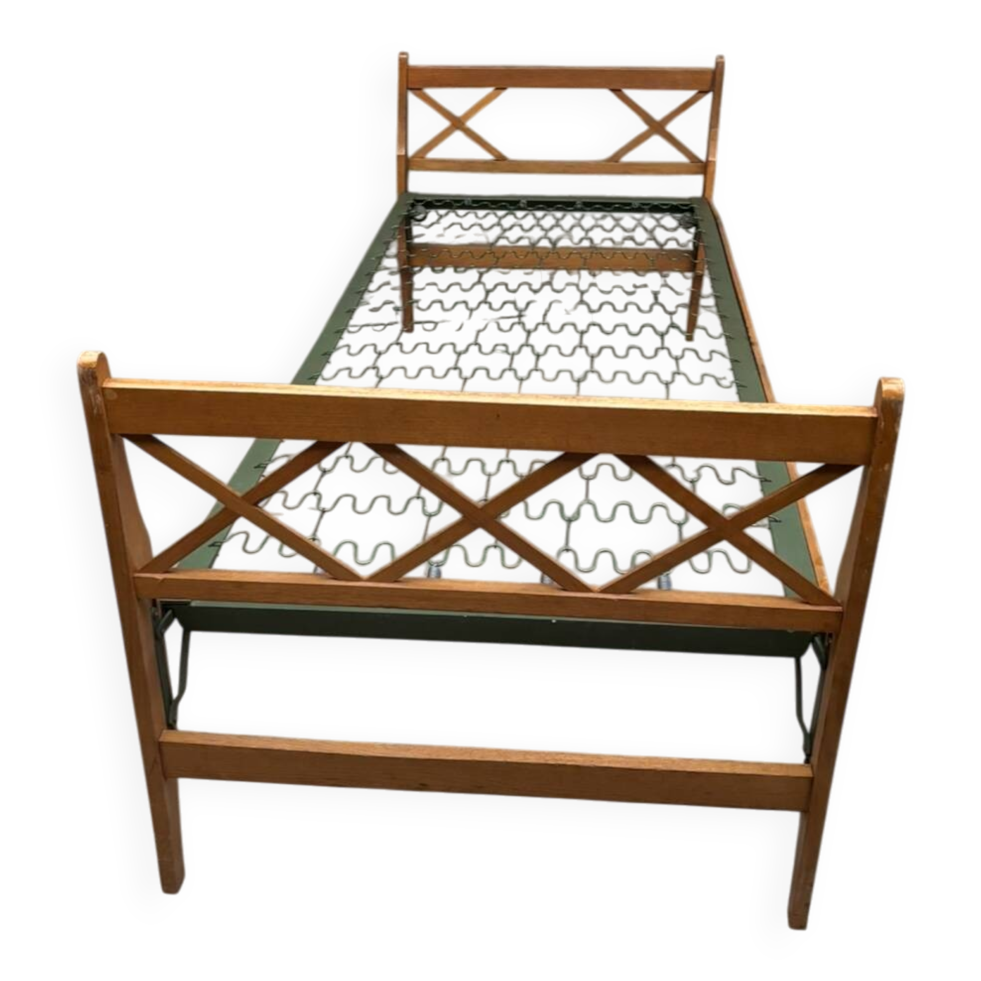 1950s boarding school bed
