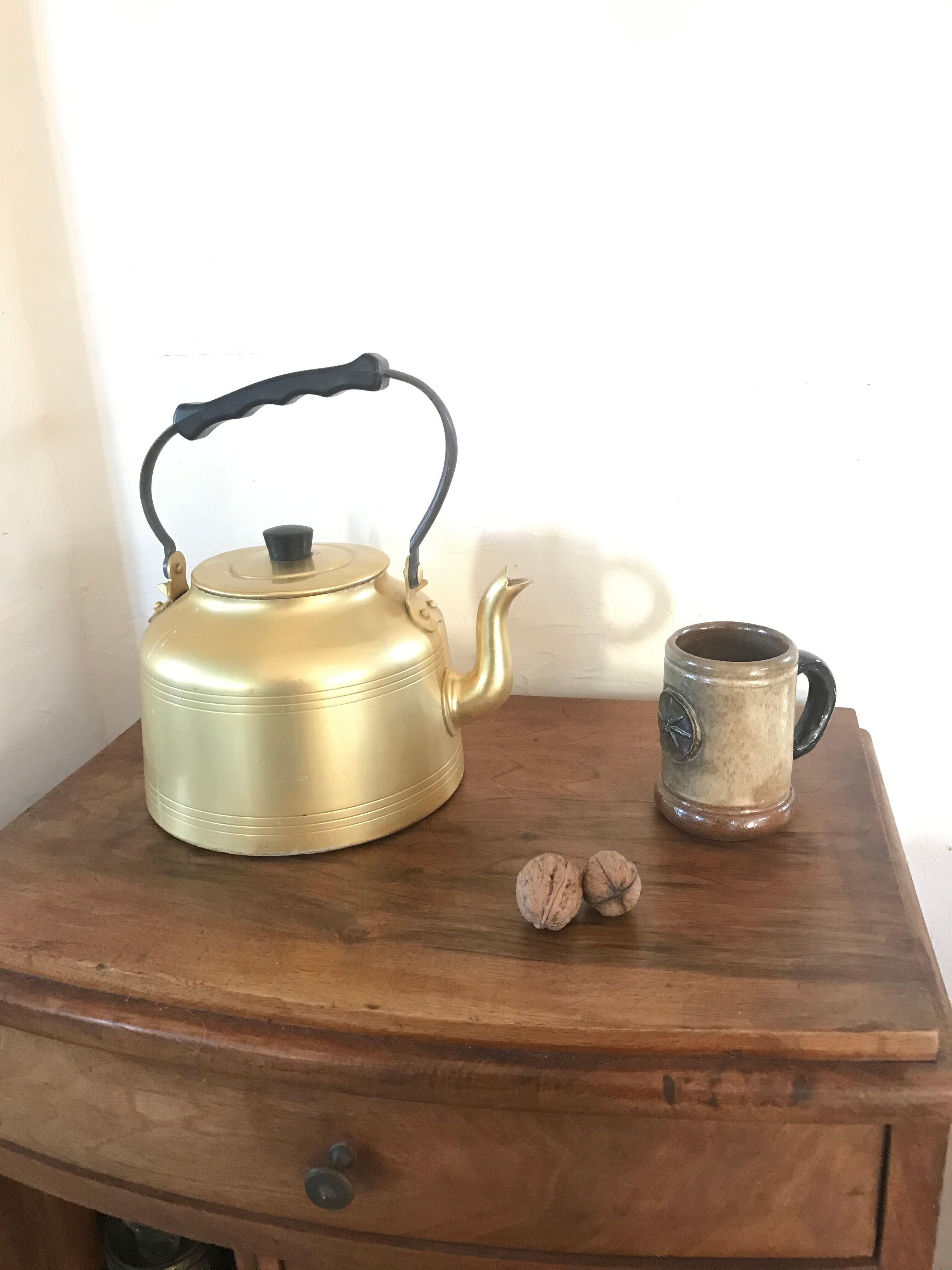 Golden kettle from the 60s