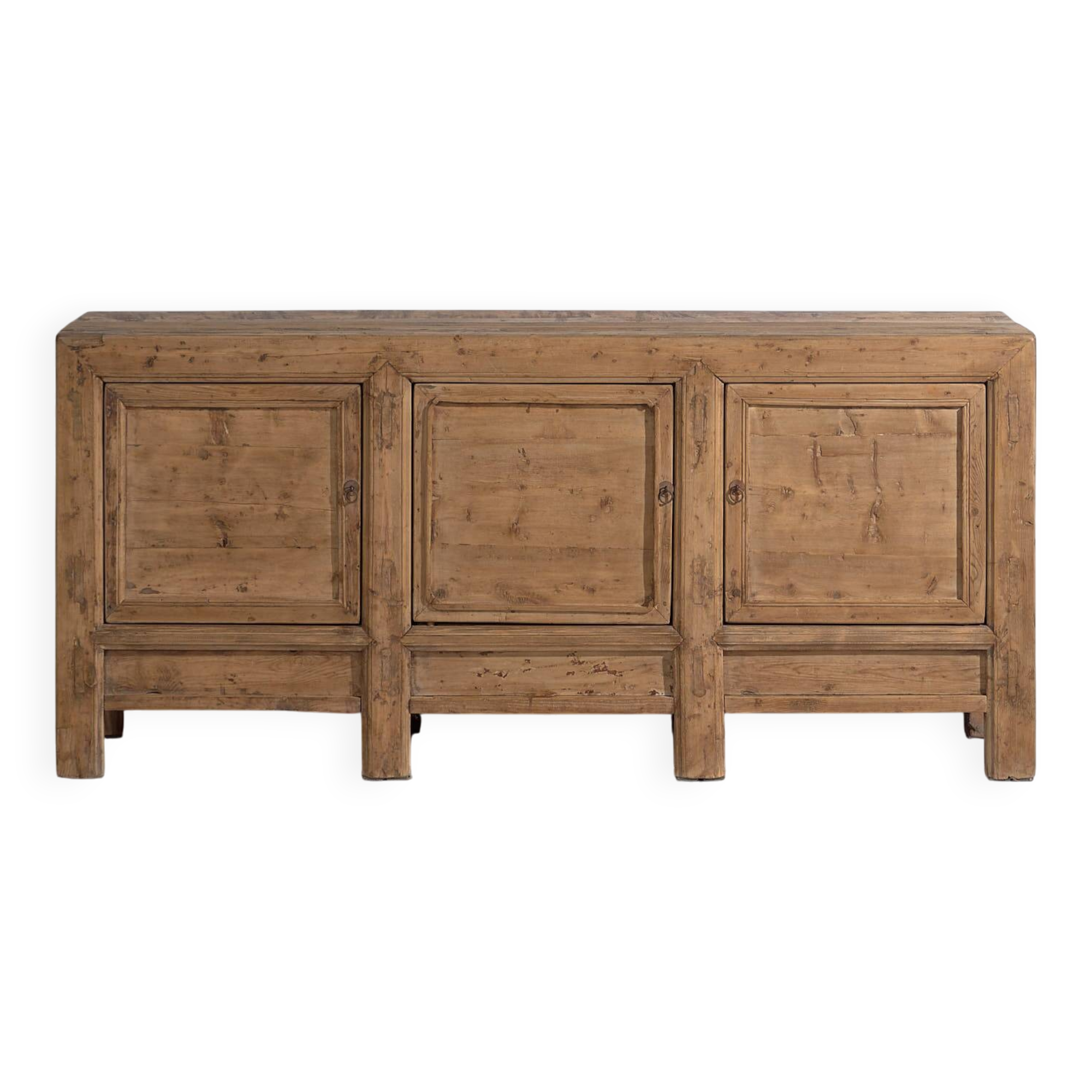 Antique Chinese three-door sideboard (circa 1900) #14