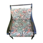 Black wood armchair and canning